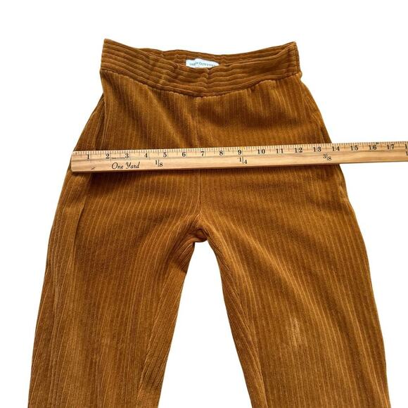 Urban Outfitters Marigold Flare Pants Women's High Waist Ribbed Knit Retro Y2k - Picture 9 of 14